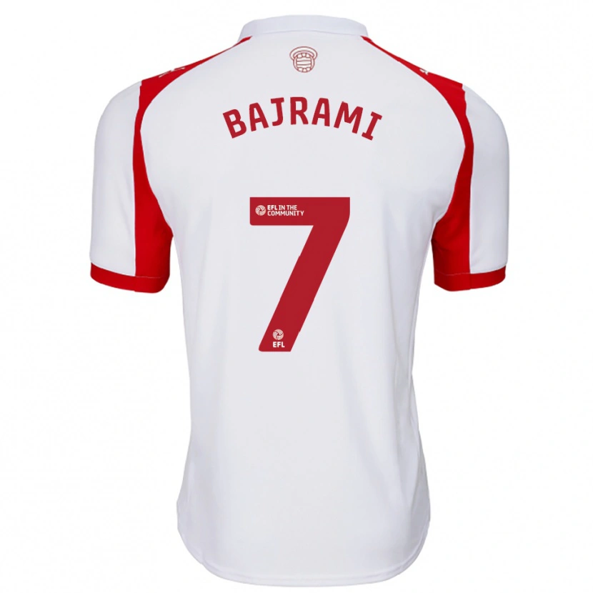 Danxen Damen Klevi Bariami #7 Weiß Rot Heimtrikot Trikot 2025/26 T-Shirt Schweiz
