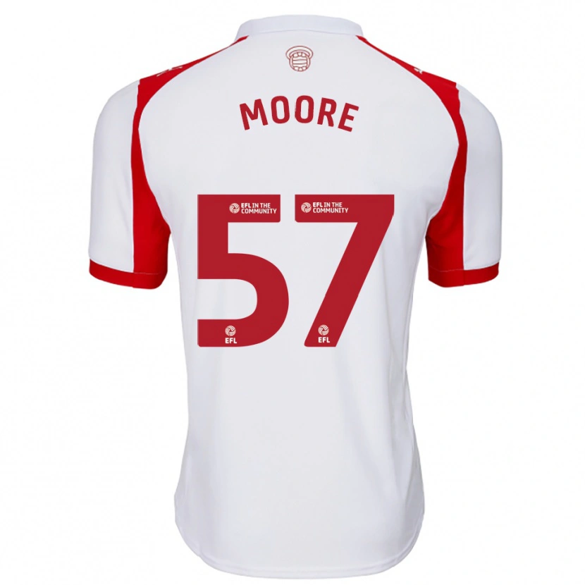 Danxen Damen Jayden Moore #57 Weiß Rot Heimtrikot Trikot 2025/26 T-Shirt Schweiz