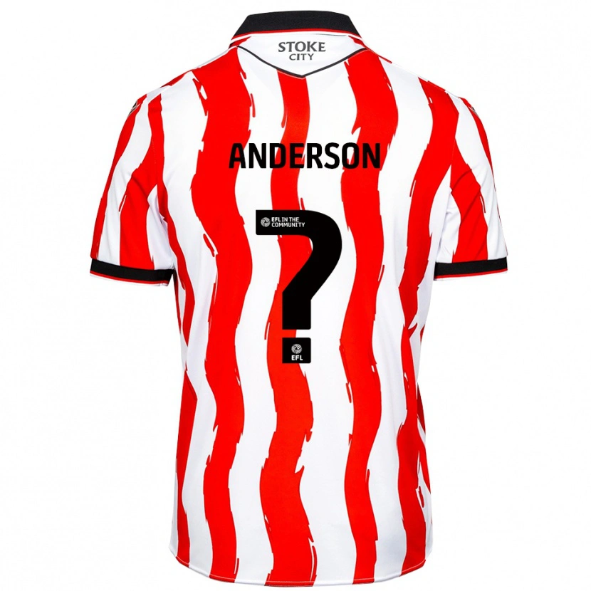 Danxen Damen Freddie Anderson #0 Weiß Rot Heimtrikot Trikot 2025/26 T-Shirt Schweiz