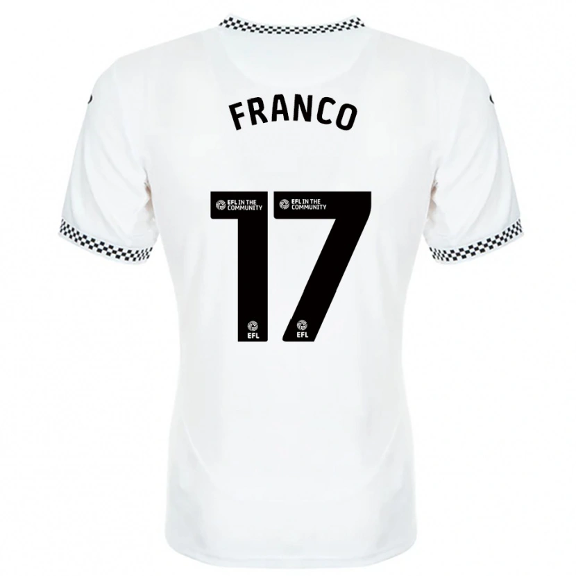 Danxen Damen Gonçalo Franco #17 Weiß Orange Heimtrikot Trikot 2025/26 T-Shirt Schweiz