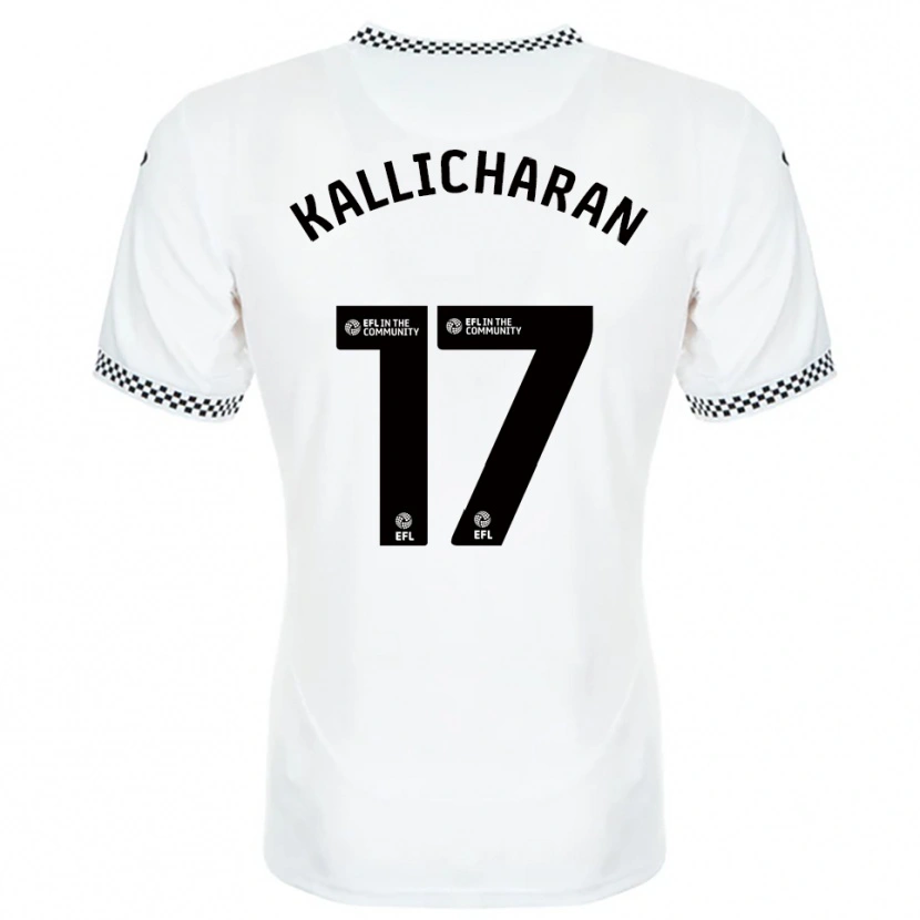 Danxen Damen Josiah Kallicharan #17 Weiß Orange Heimtrikot Trikot 2025/26 T-Shirt Schweiz