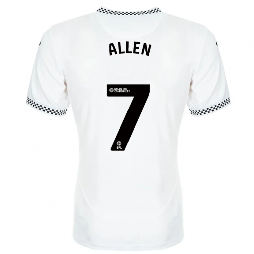 Danxen Damen Joe Allen #7 Weiß Orange Heimtrikot Trikot 2025/26 T-Shirt Schweiz