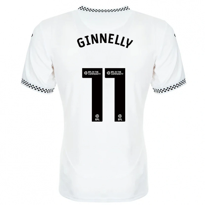 Danxen Damen Josh Ginnelly #11 Weiß Orange Heimtrikot Trikot 2025/26 T-Shirt Schweiz