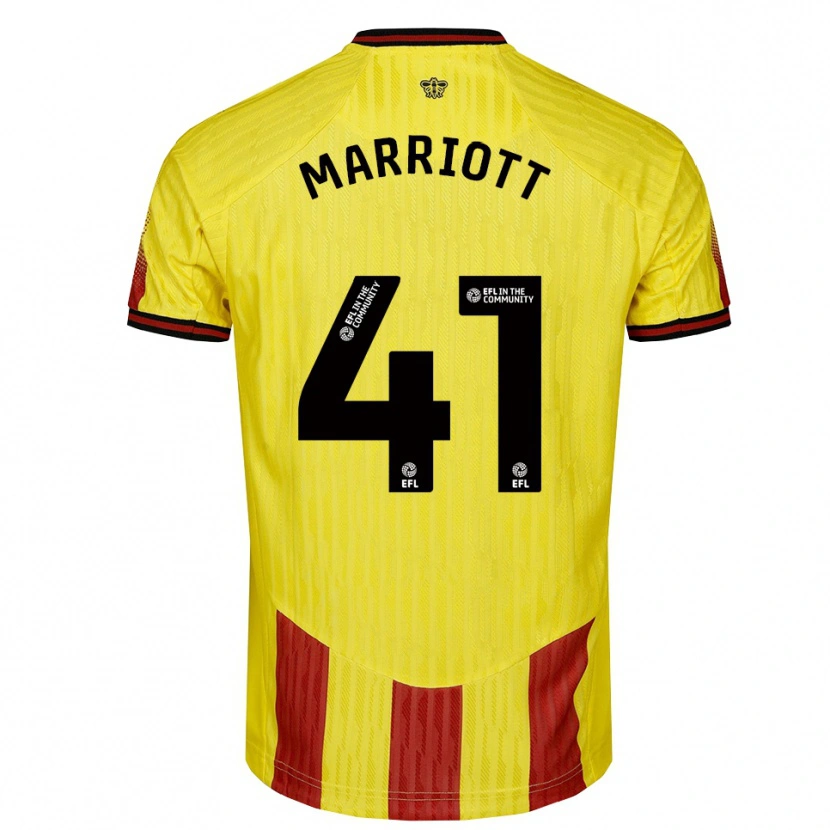 Danxen Damen Alfie Marriott #41 Gelb Rot Heimtrikot Trikot 2025/26 T-Shirt Schweiz