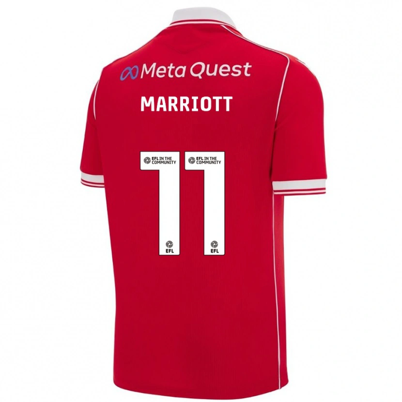 Danxen Damen Jack Marriott #11 Rot Weiß Heimtrikot Trikot 2025/26 T-Shirt Schweiz