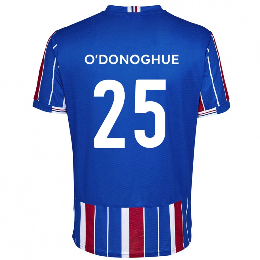 Danxen Damen Freddie O'donoghue #25 Blau Rot Weiß Heimtrikot Trikot 2025/26 T-Shirt Schweiz