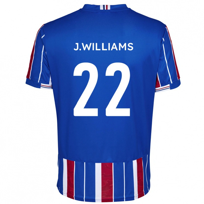 Danxen Damen Josh Williams #22 Blau Rot Weiß Heimtrikot Trikot 2025/26 T-Shirt Schweiz