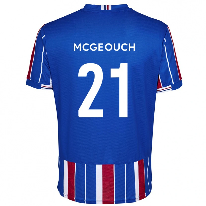 Danxen Damen Dylan Mcgeouch #21 Blau Rot Weiß Heimtrikot Trikot 2025/26 T-Shirt Schweiz