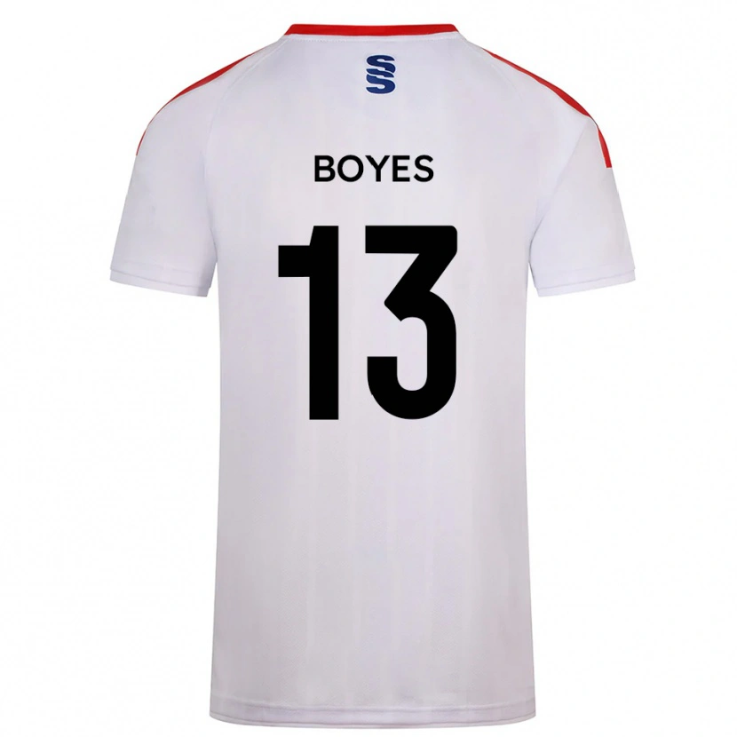 Danxen Damen Patrick Boyes #13 Weiß Marine Heimtrikot Trikot 2025/26 T-Shirt Schweiz
