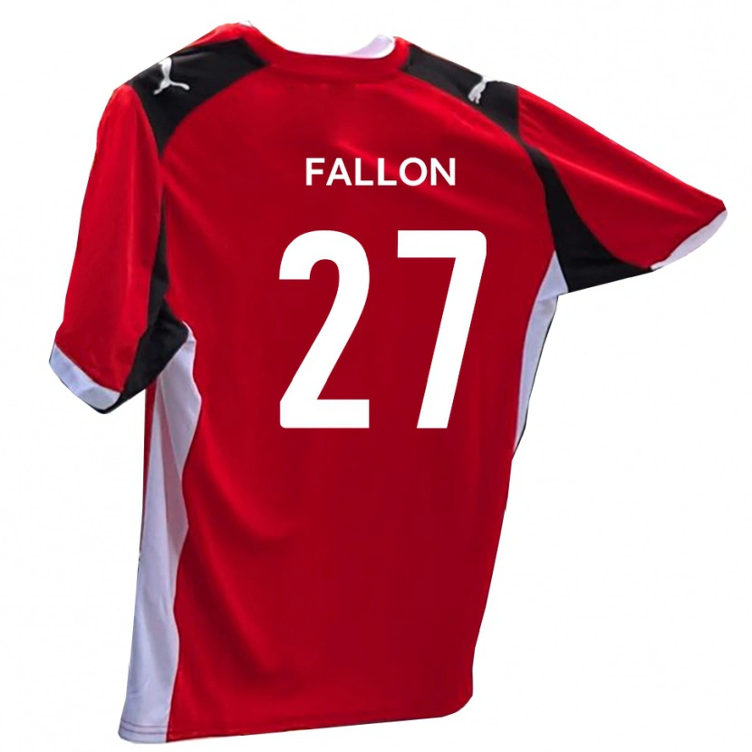 Danxen Damen Louie Fallon #27 Rot Weiß Heimtrikot Trikot 2025/26 T-Shirt Schweiz
