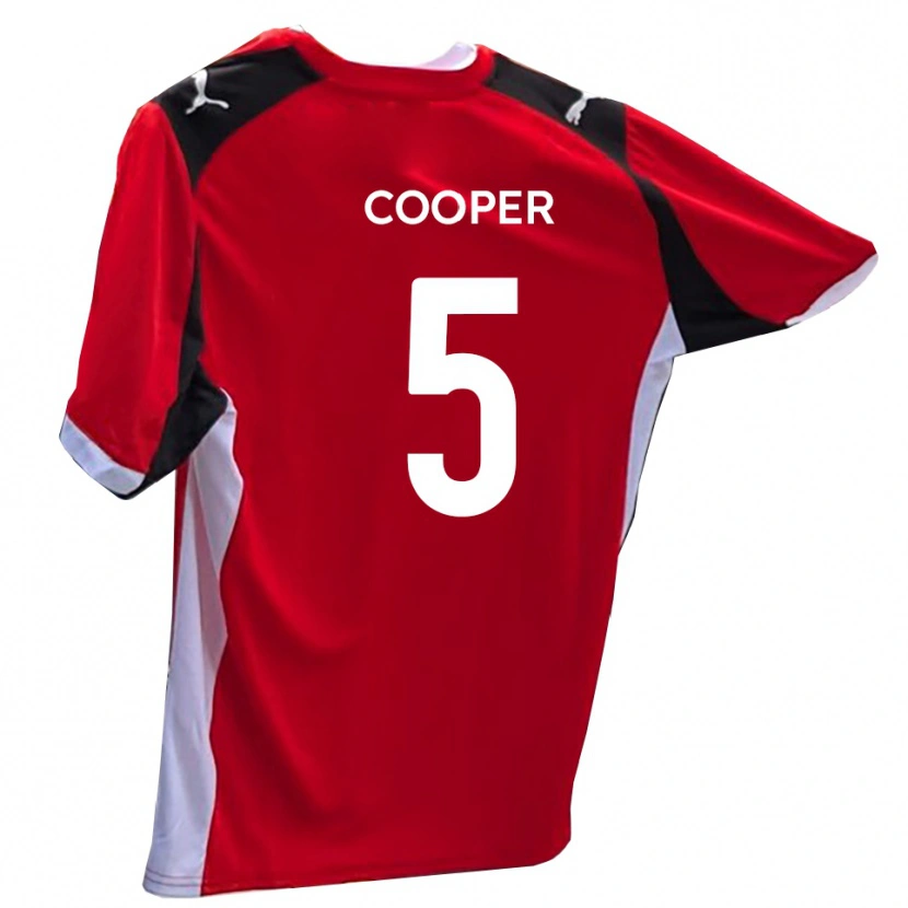 Danxen Damen Jake Cooper #5 Rot Weiß Heimtrikot Trikot 2025/26 T-Shirt Schweiz