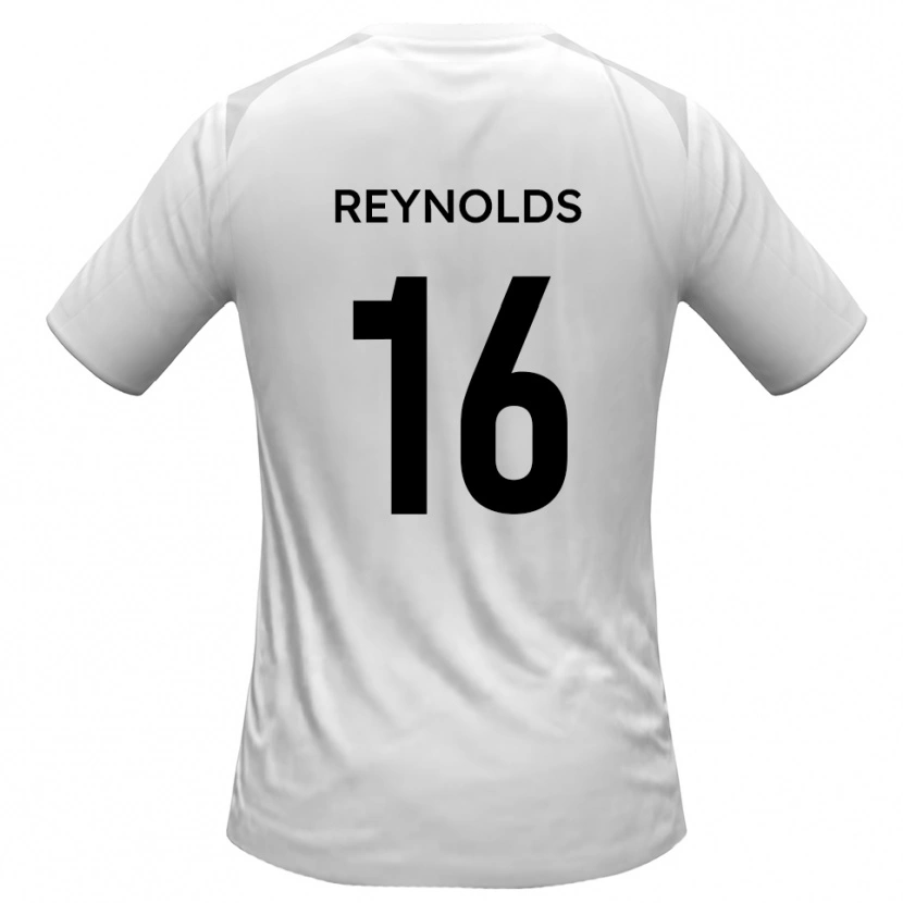 Danxen Damen Callum Reynolds #16 Weiß Grau Heimtrikot Trikot 2025/26 T-Shirt Schweiz