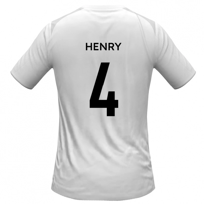 Danxen Damen Aaron Henry #4 Weiß Grau Heimtrikot Trikot 2025/26 T-Shirt Schweiz