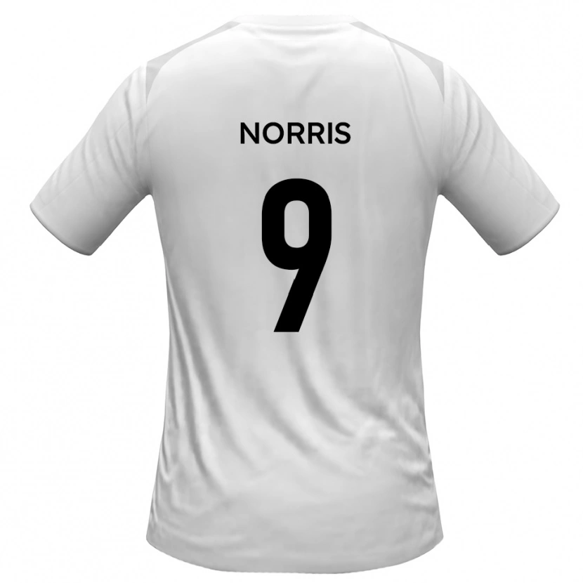 Danxen Damen Luke Norris #9 Weiß Grau Heimtrikot Trikot 2025/26 T-Shirt Schweiz