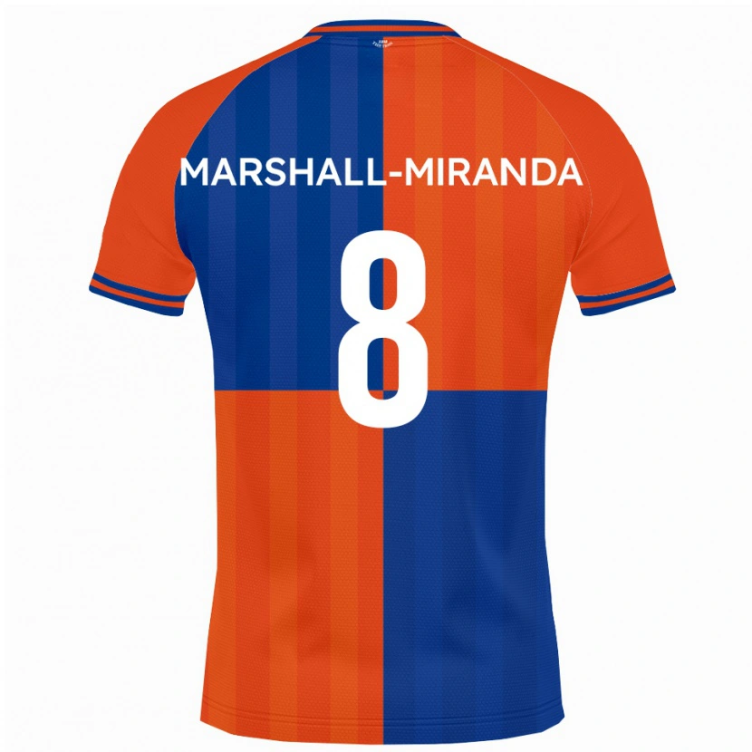 Danxen Damen Marley Marshall-Miranda #8 Orange Königsblau Heimtrikot Trikot 2025/26 T-Shirt Schweiz