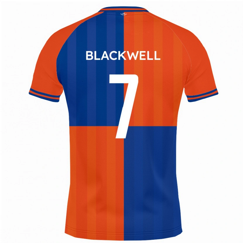 Danxen Damen Tom Blackwell #7 Orange Königsblau Heimtrikot Trikot 2025/26 T-Shirt Schweiz