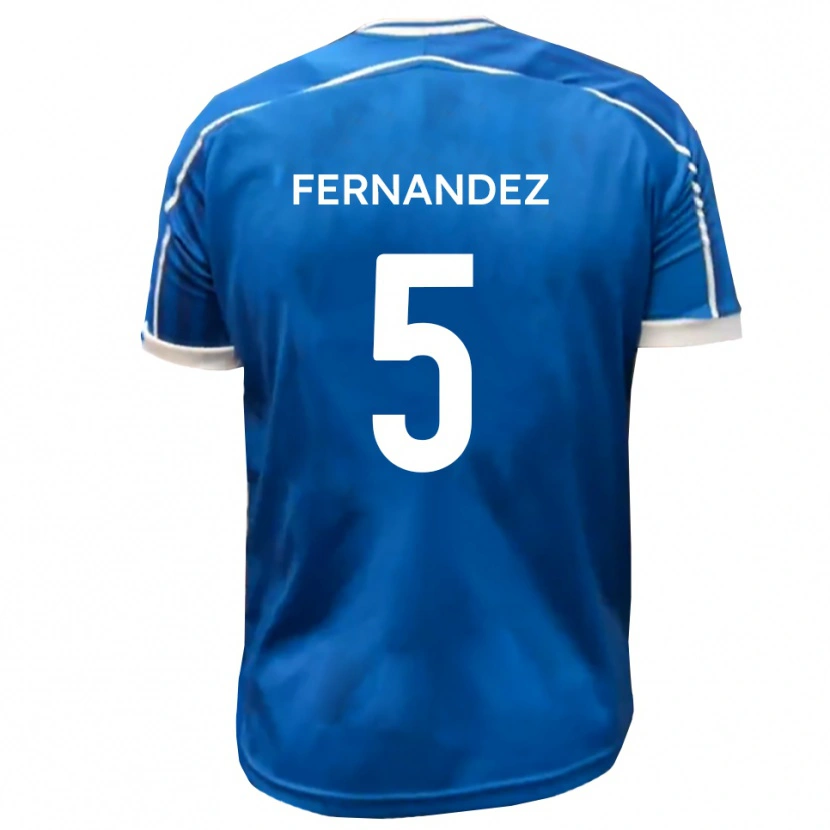 Danxen Damen Luis Fernandez #5 Blau Weiß Heimtrikot Trikot 2025/26 T-Shirt Schweiz