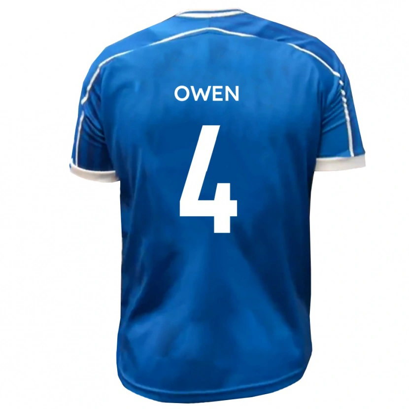 Danxen Damen Nathaniel Owen #4 Blau Weiß Heimtrikot Trikot 2025/26 T-Shirt Schweiz