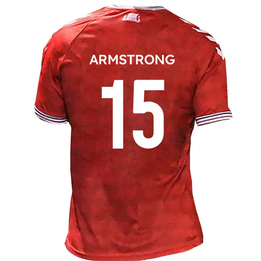 Danxen Damen Marvin Armstrong #15 Rot Weiß Heimtrikot Trikot 2025/26 T-Shirt Schweiz