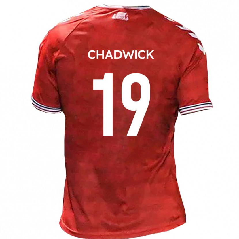 Danxen Damen Billy Chadwick #19 Rot Weiß Heimtrikot Trikot 2025/26 T-Shirt Schweiz