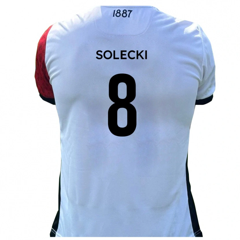 Danxen Damen Joshua Solecki #8 Rot Weiß Heimtrikot Trikot 2025/26 T-Shirt Schweiz