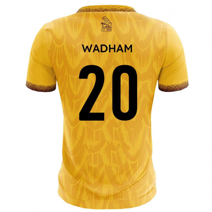Danxen Damen Jack Wadham #20 Gelb Braun Heimtrikot Trikot 2025/26 T-Shirt Schweiz