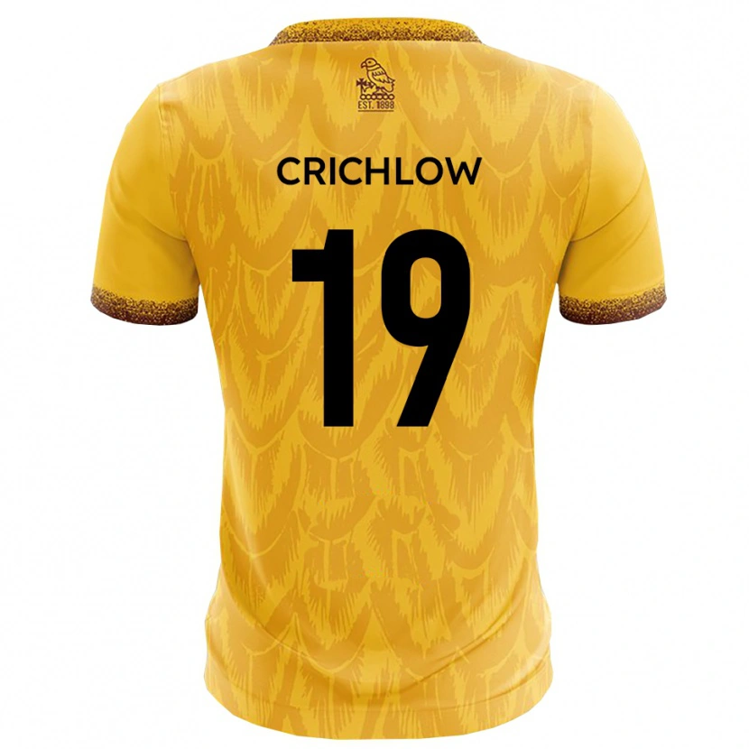 Danxen Damen Kane Crichlow #19 Gelb Braun Heimtrikot Trikot 2025/26 T-Shirt Schweiz