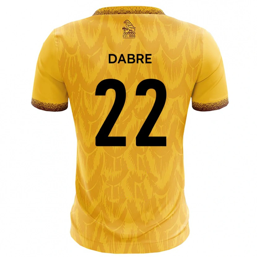 Danxen Damen Mo Dabre #22 Gelb Braun Heimtrikot Trikot 2025/26 T-Shirt Schweiz