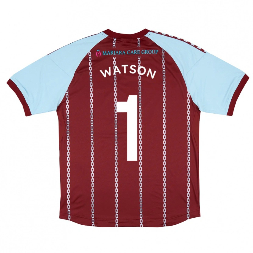 Danxen Damen Rory Watson #1 Himmelblau Rostrot Heimtrikot Trikot 2025/26 T-Shirt Schweiz