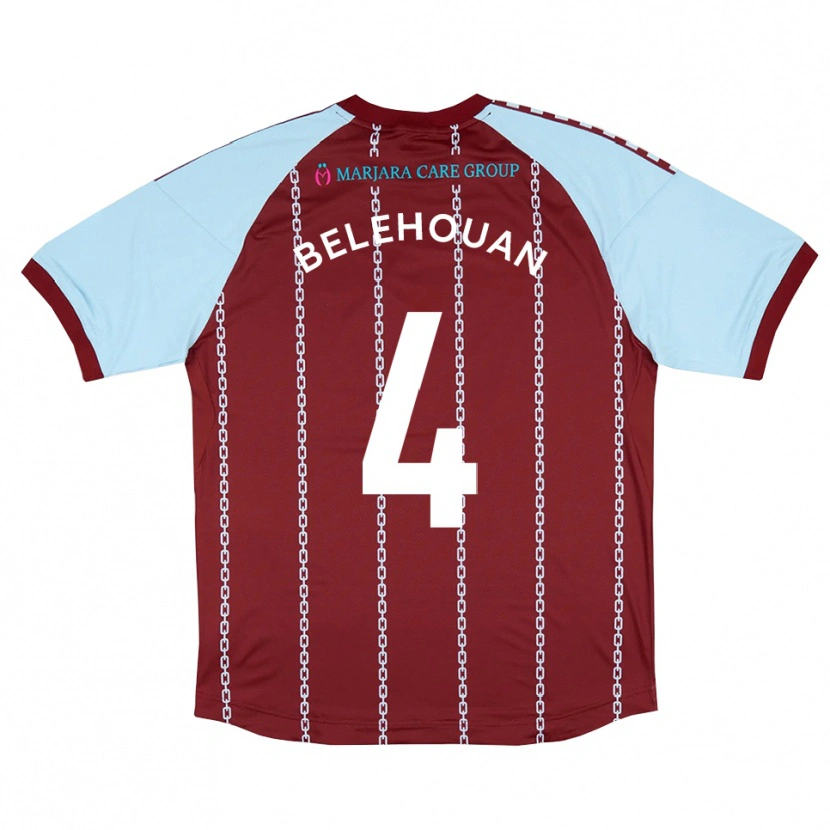 Danxen Damen Jean Belehouan #4 Himmelblau Rostrot Heimtrikot Trikot 2025/26 T-Shirt Schweiz
