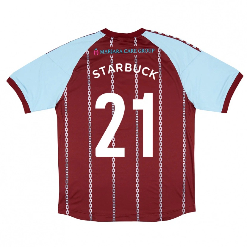 Danxen Damen Joe Starbuck #21 Himmelblau Rostrot Heimtrikot Trikot 2025/26 T-Shirt Schweiz