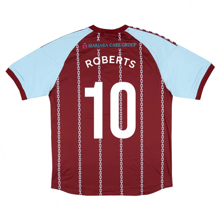 Danxen Damen Callum Roberts #10 Himmelblau Rostrot Heimtrikot Trikot 2025/26 T-Shirt Schweiz
