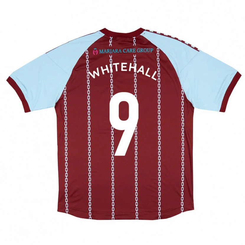 Danxen Damen Danny Whitehall #9 Himmelblau Rostrot Heimtrikot Trikot 2025/26 T-Shirt Schweiz