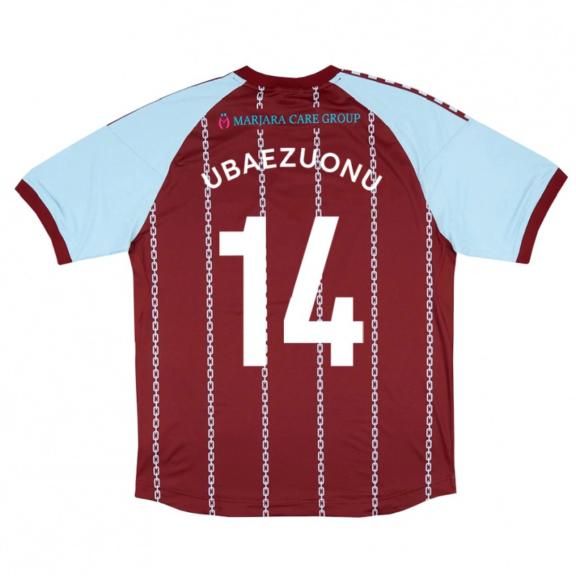 Danxen Damen Carlton Ubaezuonu #14 Himmelblau Rostrot Heimtrikot Trikot 2025/26 T-Shirt Schweiz