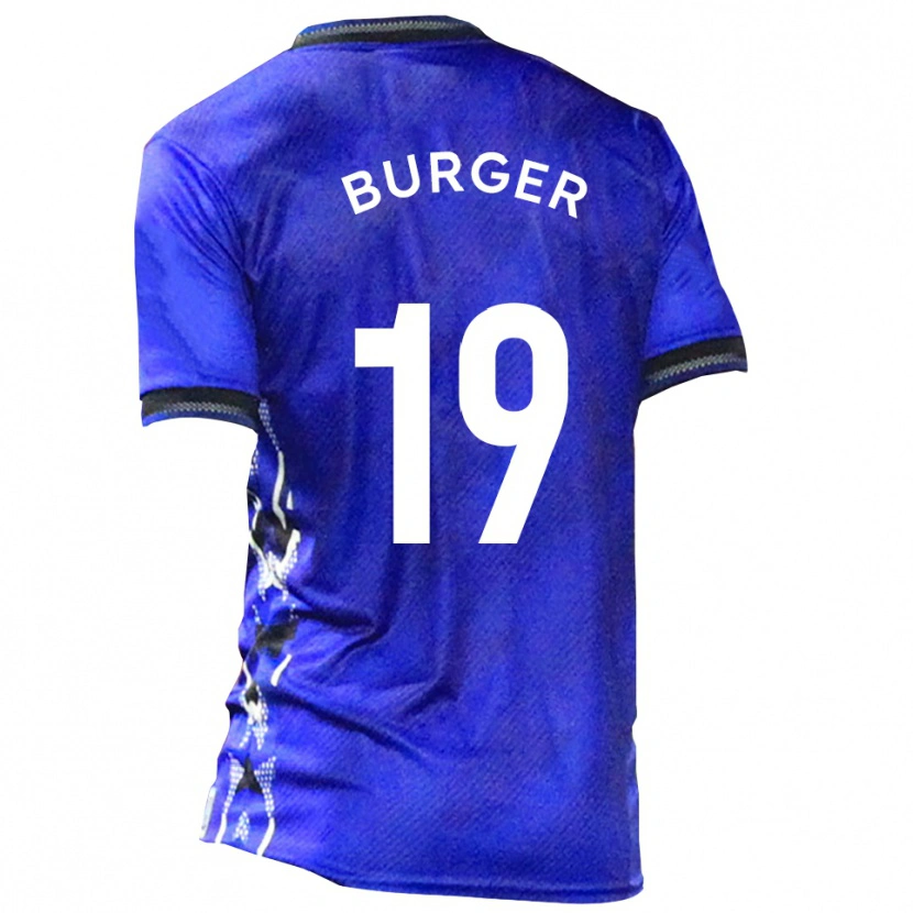 Danxen Damen Jake Burger #19 Blau Weiß Heimtrikot Trikot 2025/26 T-Shirt Schweiz