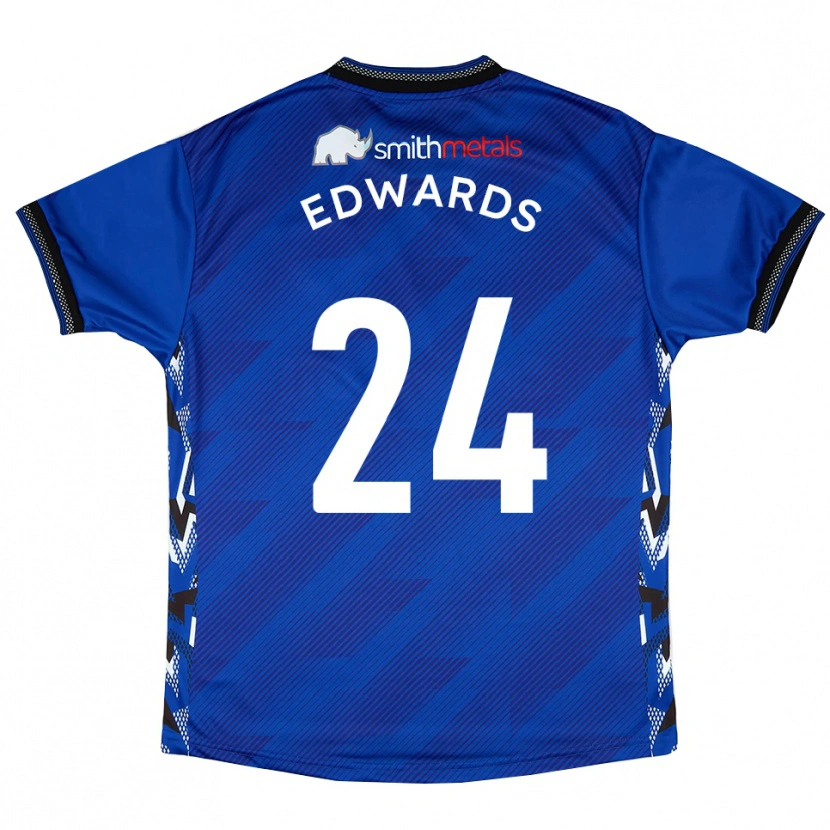 Danxen Damen Corey Edwards #24 Blau Weiß Heimtrikot Trikot 2025/26 T-Shirt Schweiz