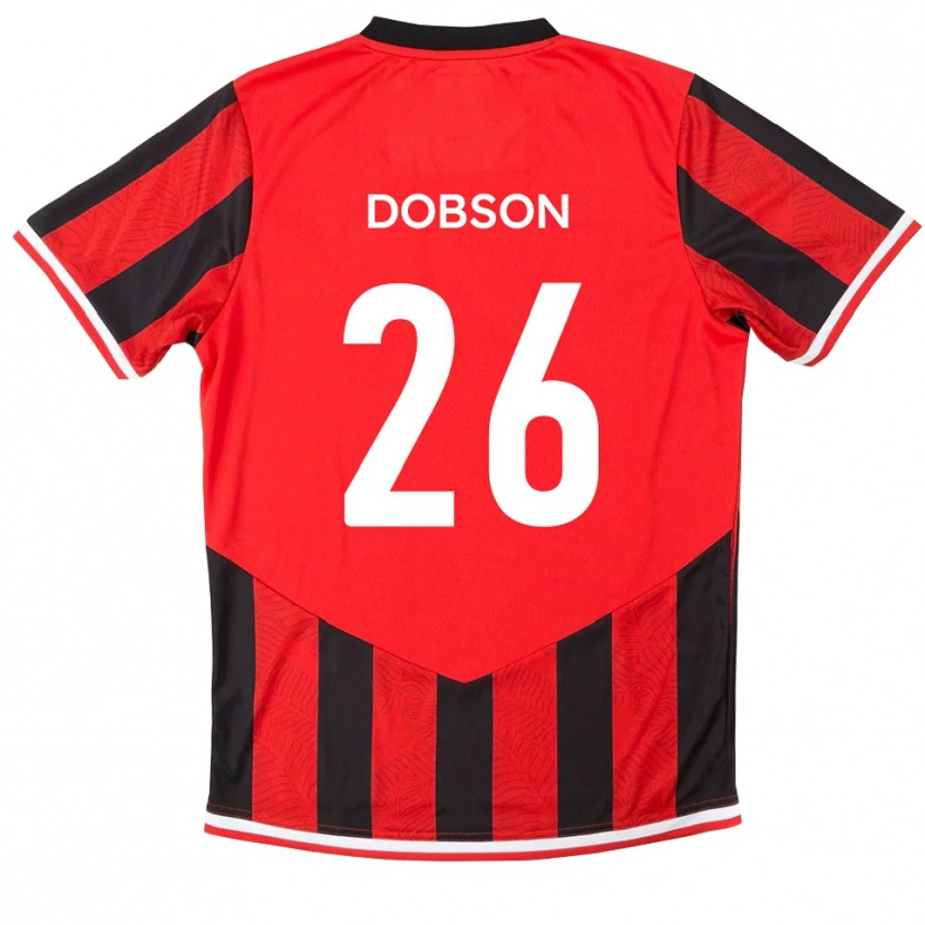 Danxen Damen Lennon Dobson #26 Rot Schwarz Heimtrikot Trikot 2025/26 T-Shirt Schweiz