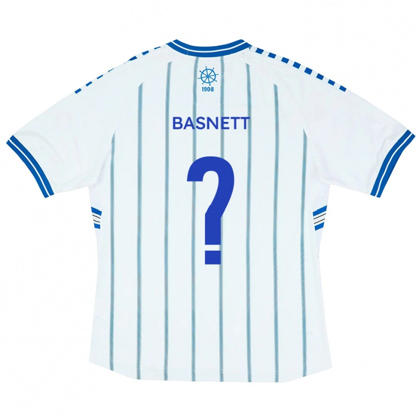 Danxen Damen Chelsea Basnett #0 Weiß Blau Heimtrikot Trikot 2025/26 T-Shirt Schweiz