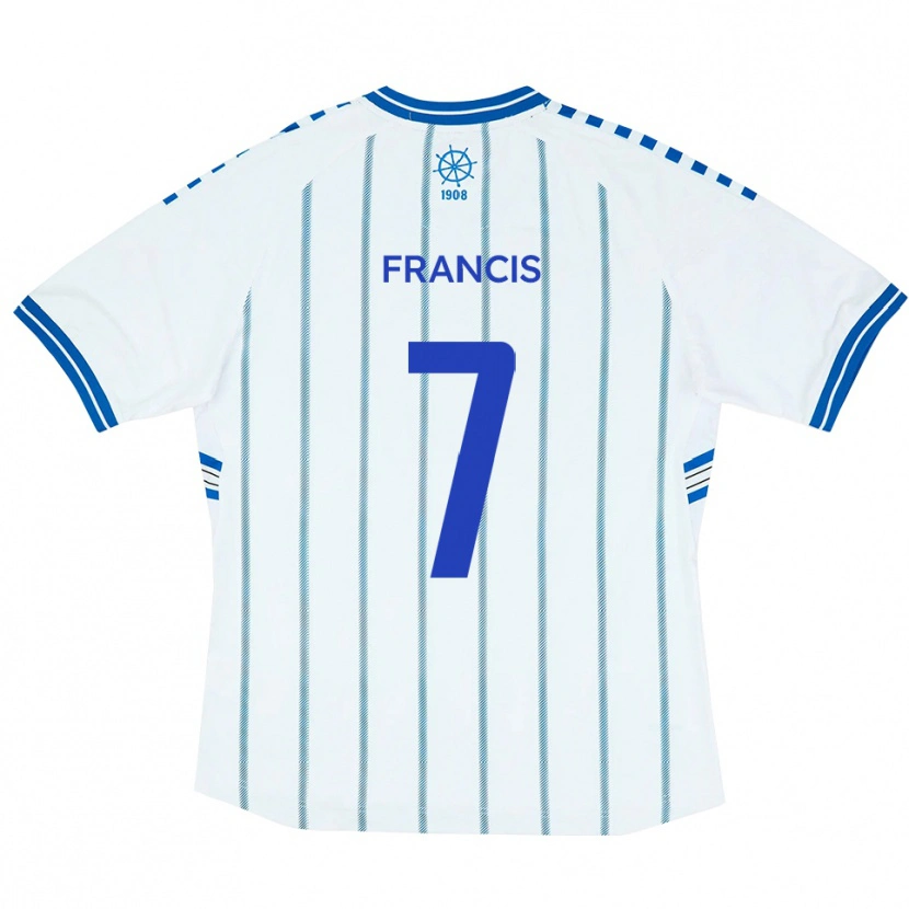 Danxen Damen Jermaine Francis #7 Weiß Blau Heimtrikot Trikot 2025/26 T-Shirt Schweiz