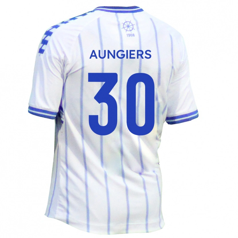 Danxen Damen Joe Aungiers #30 Weiß Blau Heimtrikot Trikot 2025/26 T-Shirt Schweiz