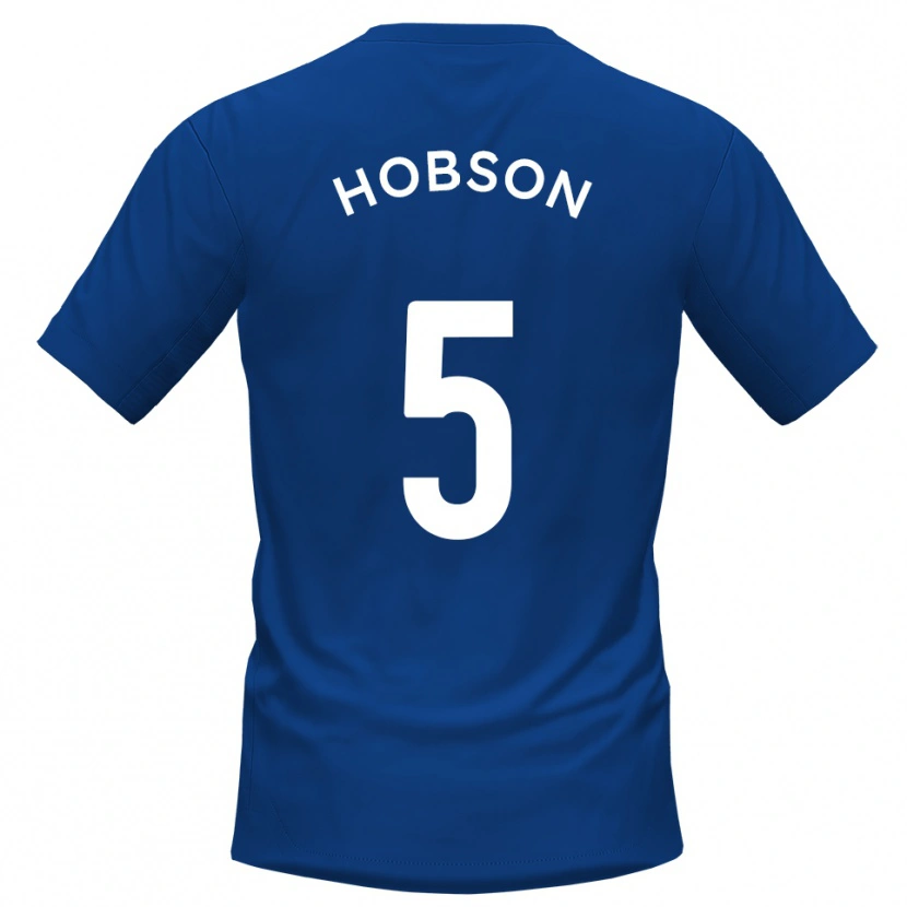 Danxen Damen Shaun Hobson #5 Blau Weiß Heimtrikot Trikot 2025/26 T-Shirt Schweiz