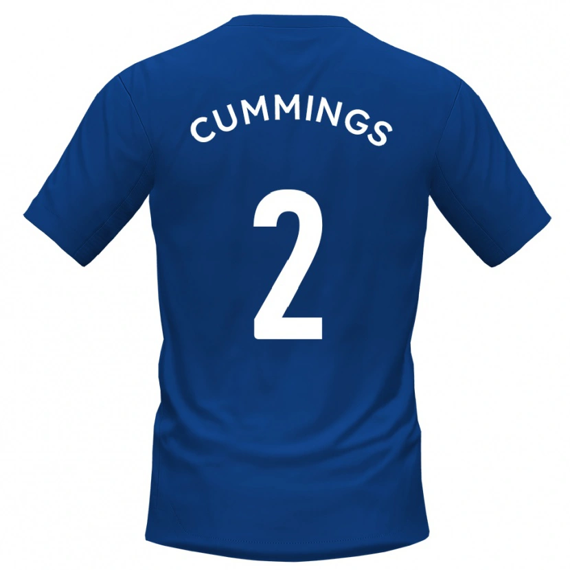 Danxen Damen Jo Cummings #2 Blau Weiß Heimtrikot Trikot 2025/26 T-Shirt Schweiz