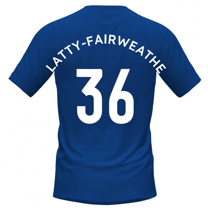 Danxen Damen Thierry Latty-Fairweather #36 Blau Weiß Heimtrikot Trikot 2025/26 T-Shirt Schweiz
