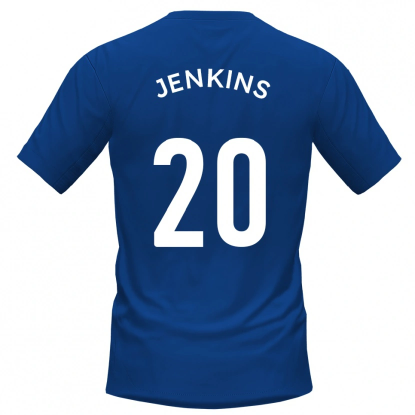 Danxen Damen Jack Jenkins #20 Blau Weiß Heimtrikot Trikot 2025/26 T-Shirt Schweiz