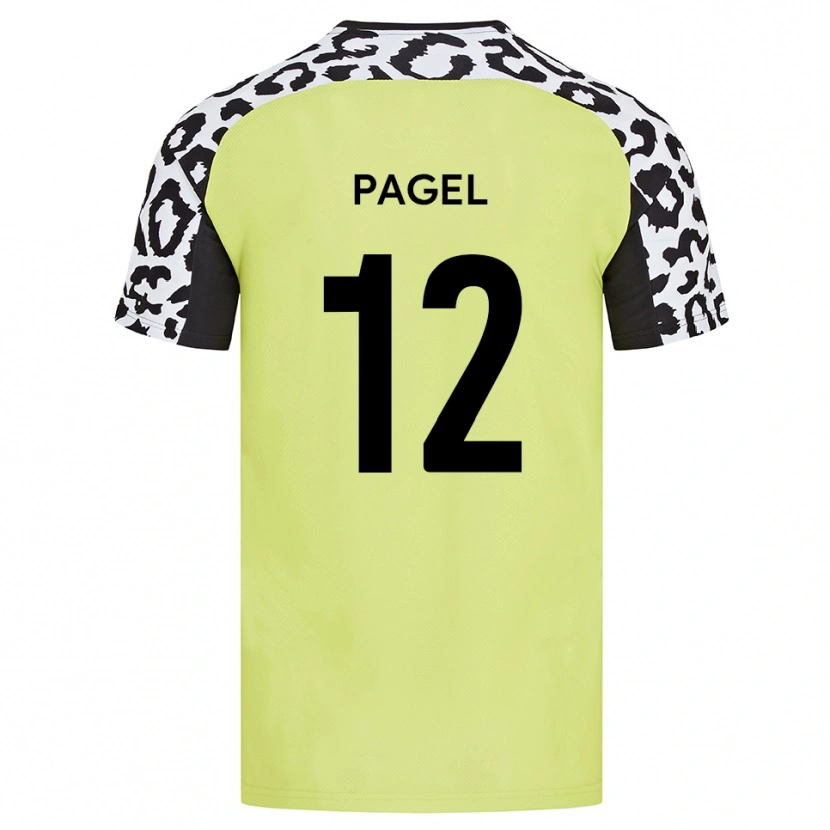 Danxen Damen Fiachra Pagel #12 Fluoreszierendes Gelb Heimtrikot Trikot 2025/26 T-Shirt Schweiz