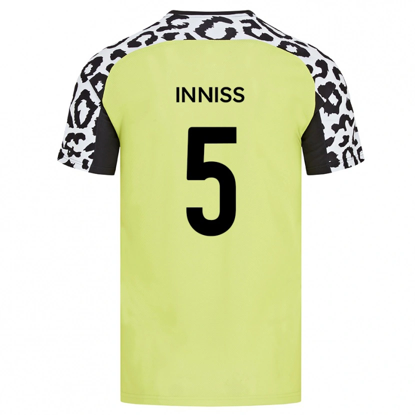 Danxen Damen Ryan Inniss #5 Fluoreszierendes Gelb Heimtrikot Trikot 2025/26 T-Shirt Schweiz