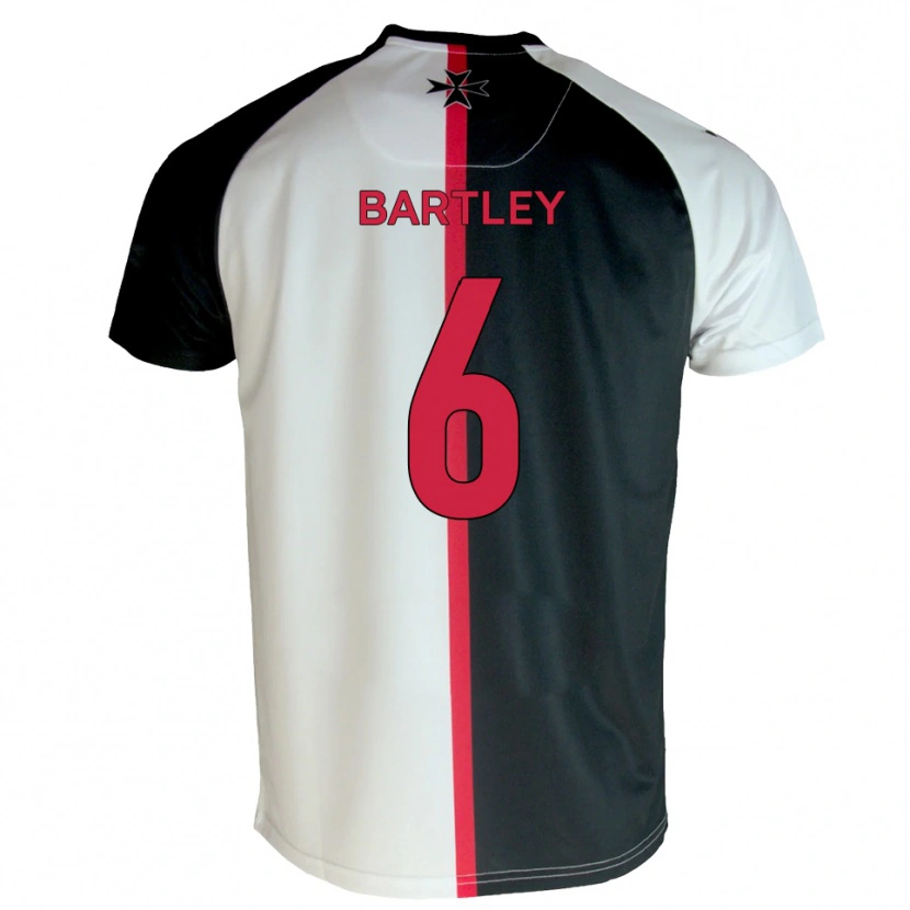 Danxen Damen Ryan Bartley #6 Weiß Schwarz Heimtrikot Trikot 2025/26 T-Shirt Schweiz