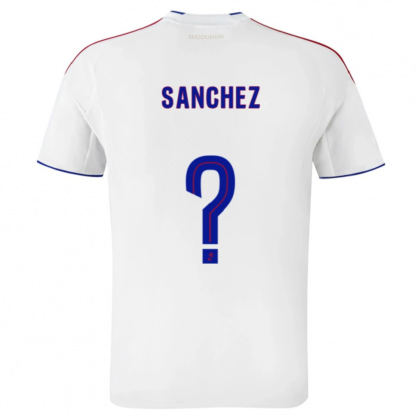 Danxen Damen Florent Sanchez #0 Weiß Rot Heimtrikot Trikot 2025/26 T-Shirt Schweiz