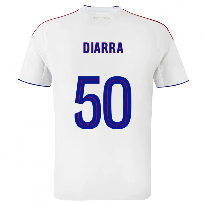Danxen Damen Lassine Diarra #50 Weiß Rot Heimtrikot Trikot 2025/26 T-Shirt Schweiz