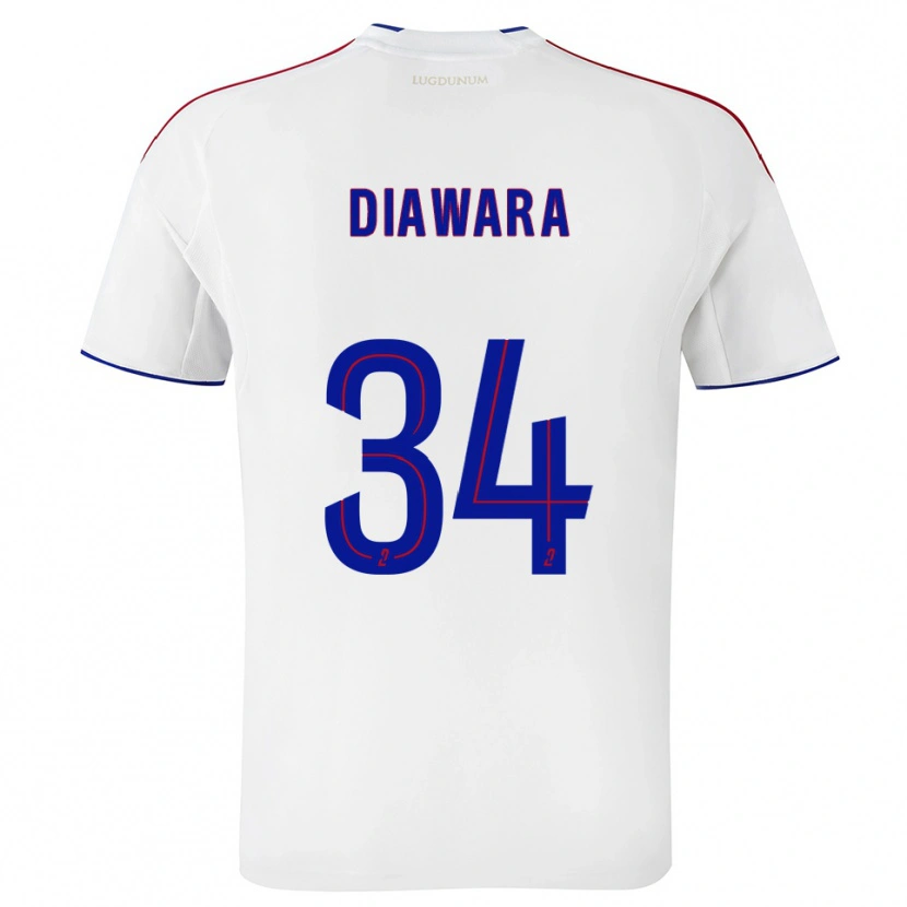 Danxen Damen Mahamadou Diawara #34 Weiß Rot Heimtrikot Trikot 2025/26 T-Shirt Schweiz